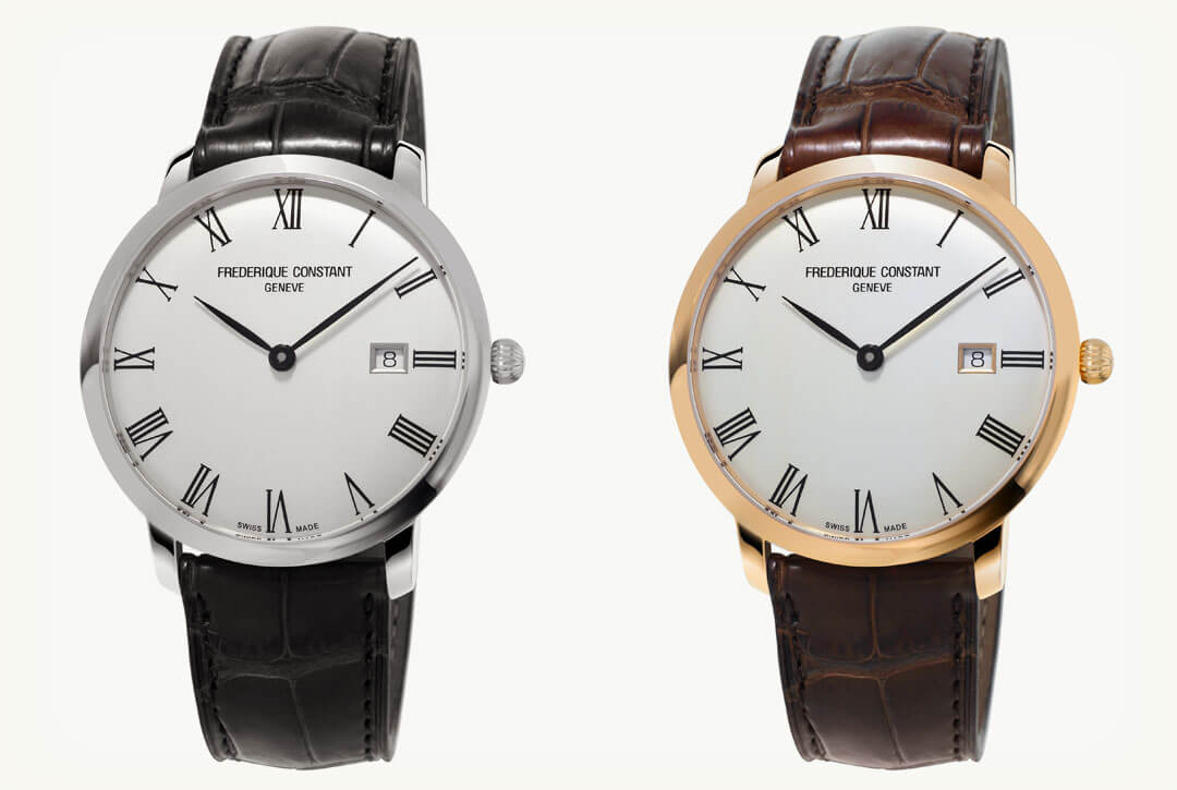 Frederique Constant Slimline Automatic acier or rose