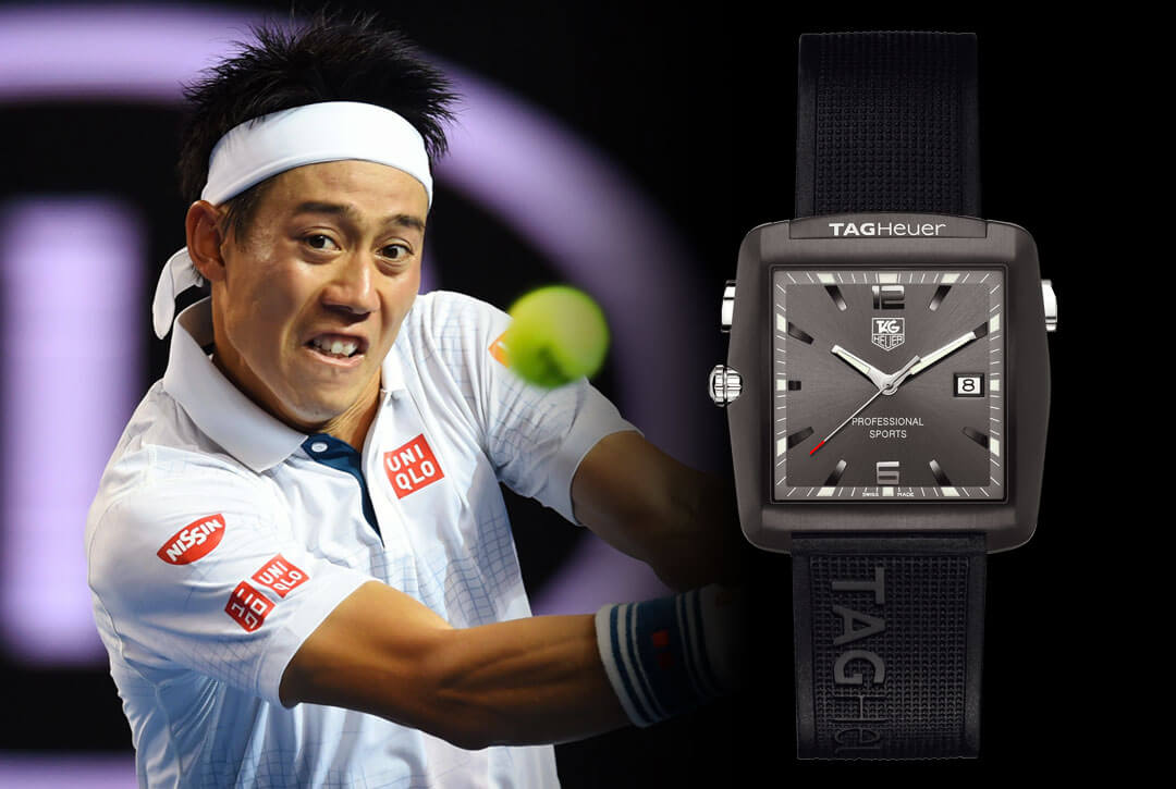 Kei Nishikori : Tag Heuer