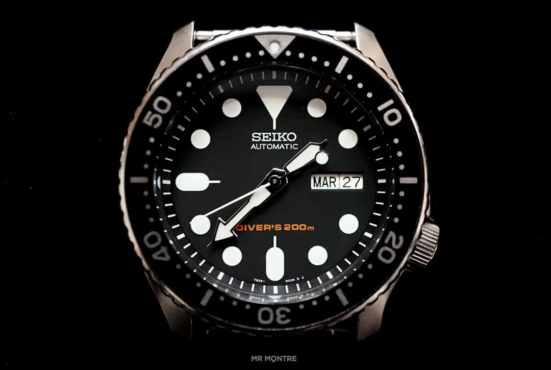 seiko skx007 zoom sur le boitier