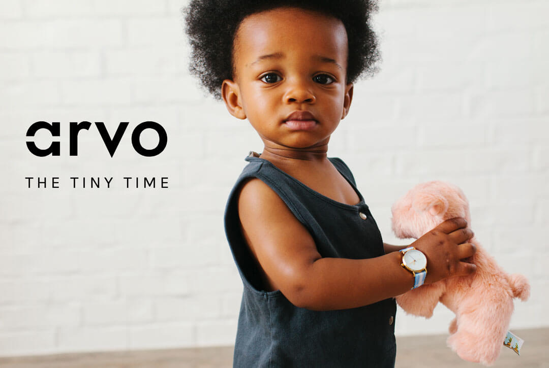 Tiny Time, la montre minimaliste pour enfants by Arvo