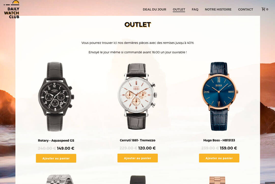 Le Daily Watch Club outlet