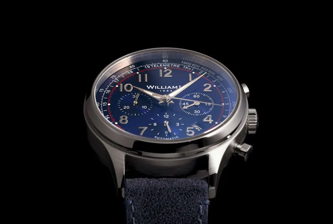 William L. 1985 : Un chronographe automatique et deux smartwatch