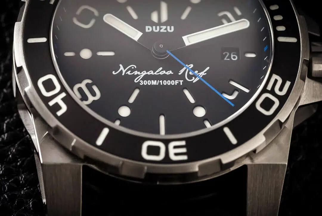 Ningaloo Reef, la plongeuse de Duzu Watches sur Kickstarter