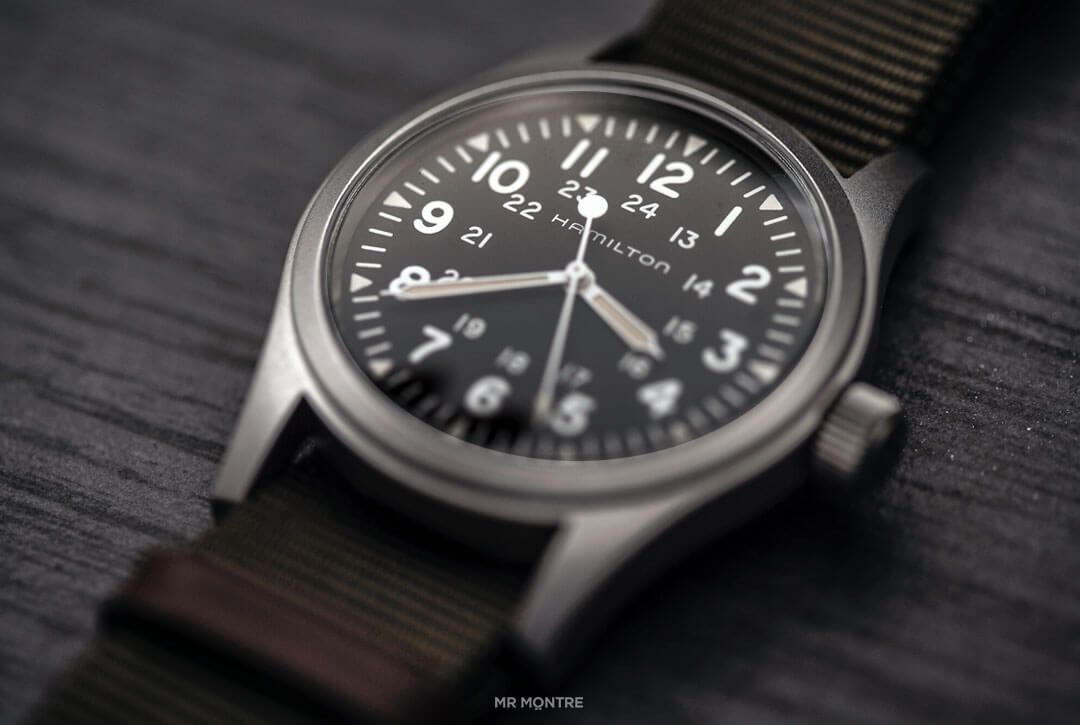 boite de l'hamilton khaki field mechanical