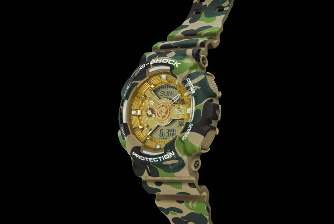 G-Shock x A Bathing Ape : un modèle exclusif pour les 25 ans