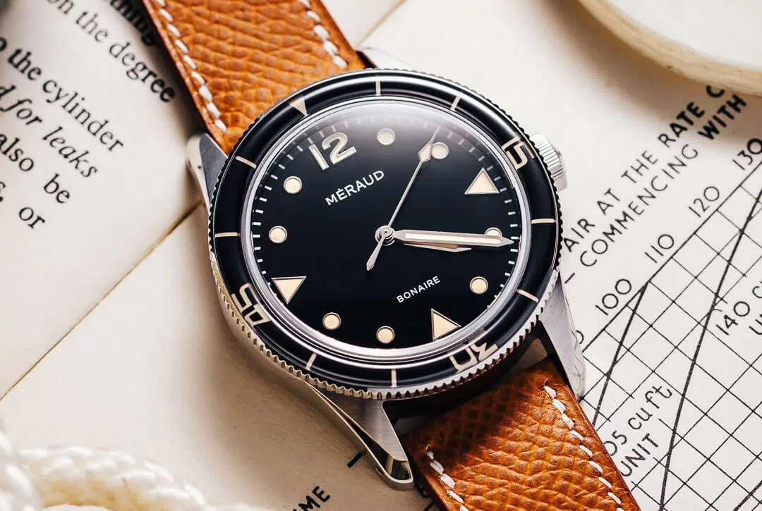 Méraud Watch Co : Nouvelle marque, première plongeuse vintage