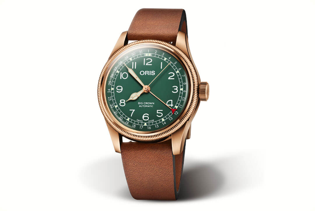 L’Oris Big Crown Pointer Date porte du bronze pour ses 80 ans