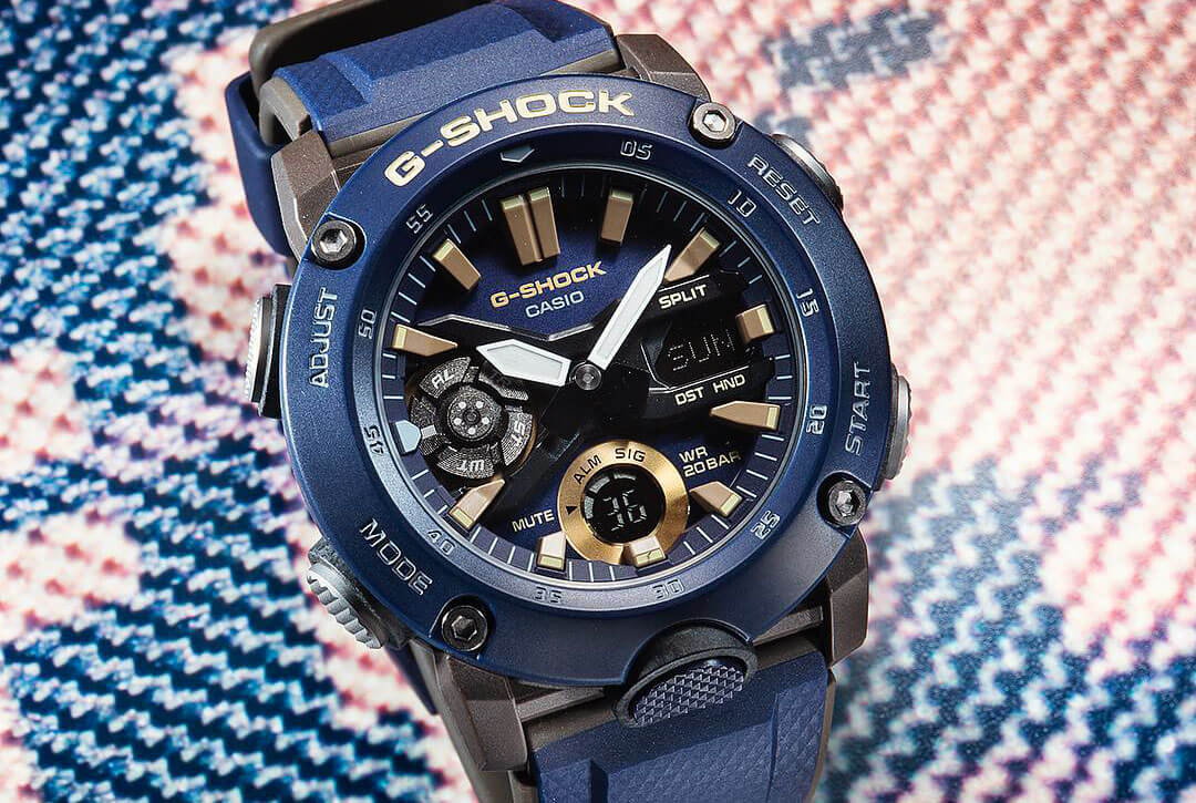 G-Shock GA-2000 : Armure carbone et couleurs flashy