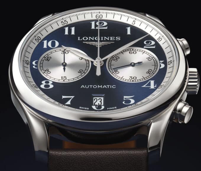 The Longines Master Collection Chronograph Blue Editions Bucherer