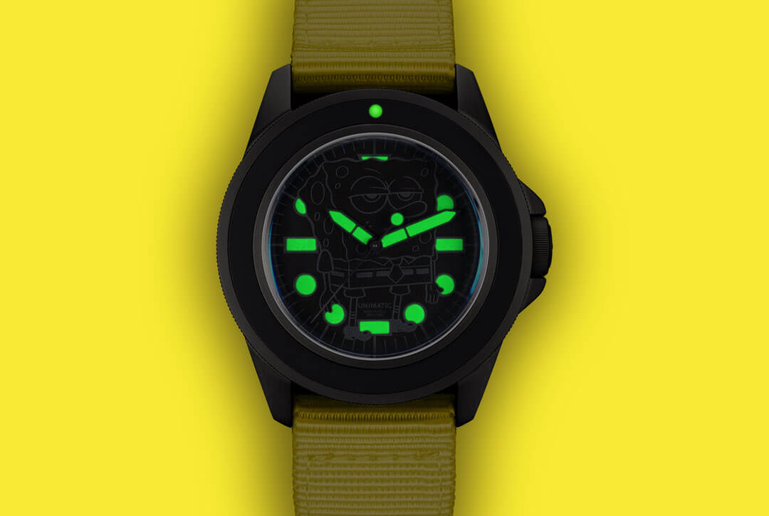 Une montre Bob l’éponge en édition limitée chez Unimatic