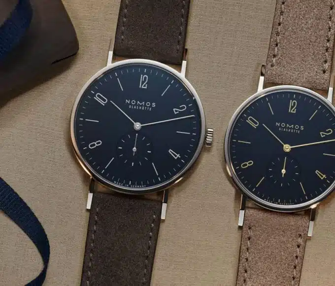 NOMOS Tangente se pare de bleu pour les fêtes