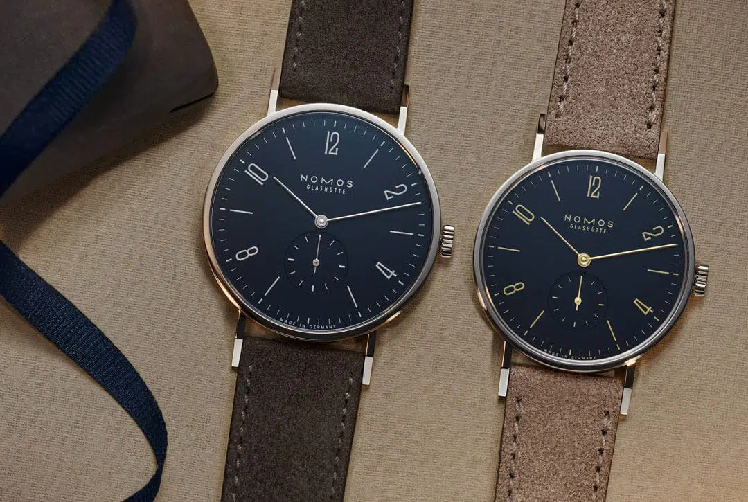 NOMOS Tangente se pare de bleu pour les fêtes