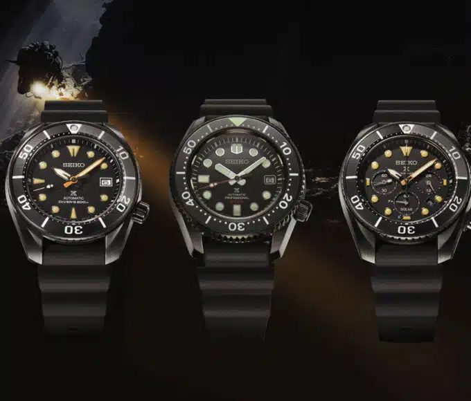 Nuit noire pour la nouvelle Seiko Prospex Black Serie