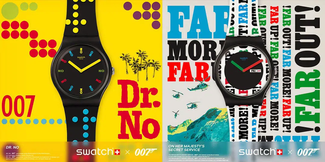 Montre 007 swatch cheap