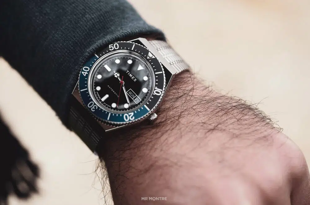 montre timex m79 portée