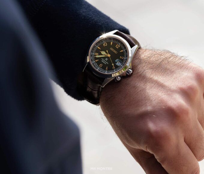seiko alpinist spb121 portée