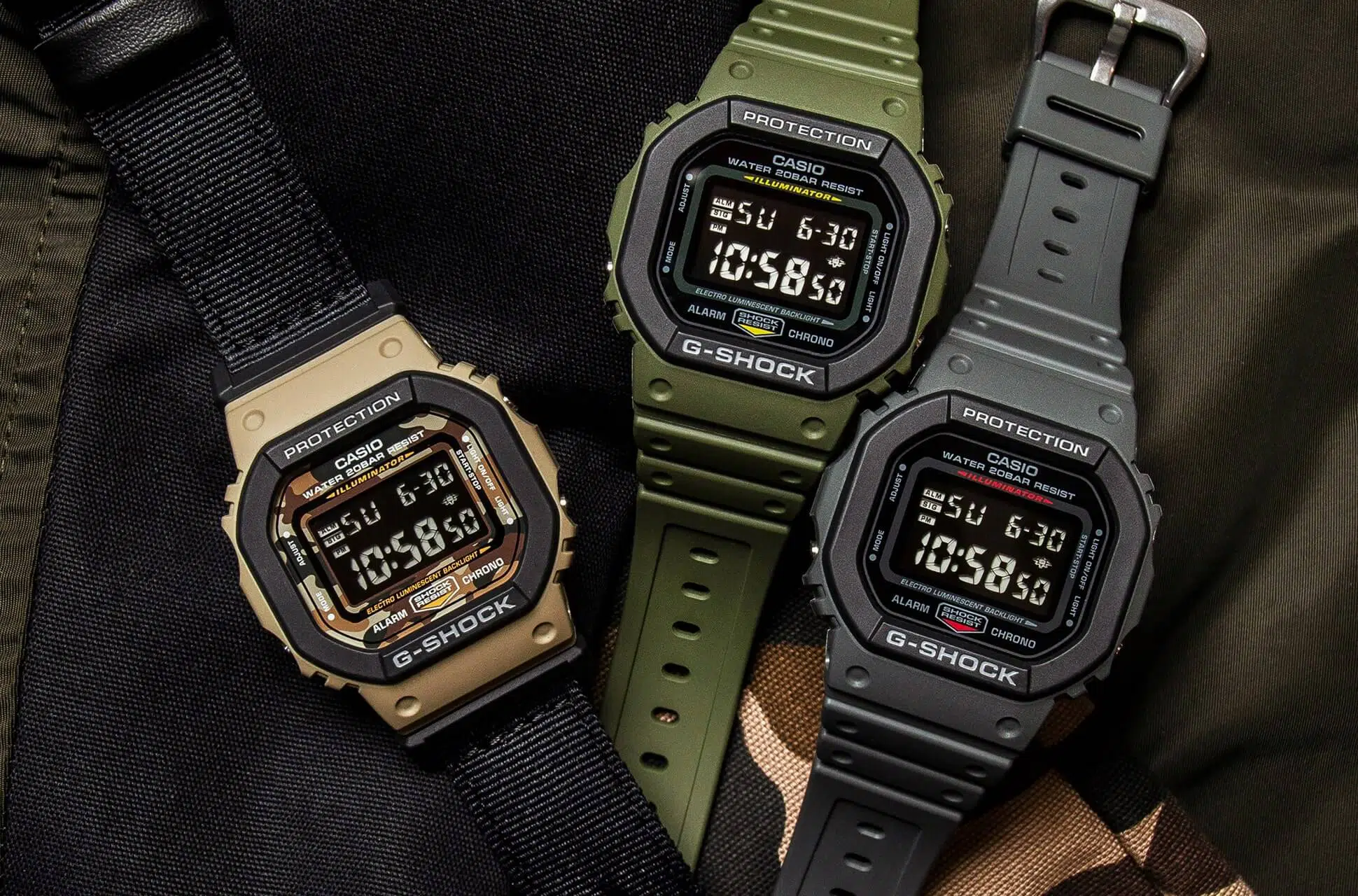 tendance militaire chez G-SHOCK