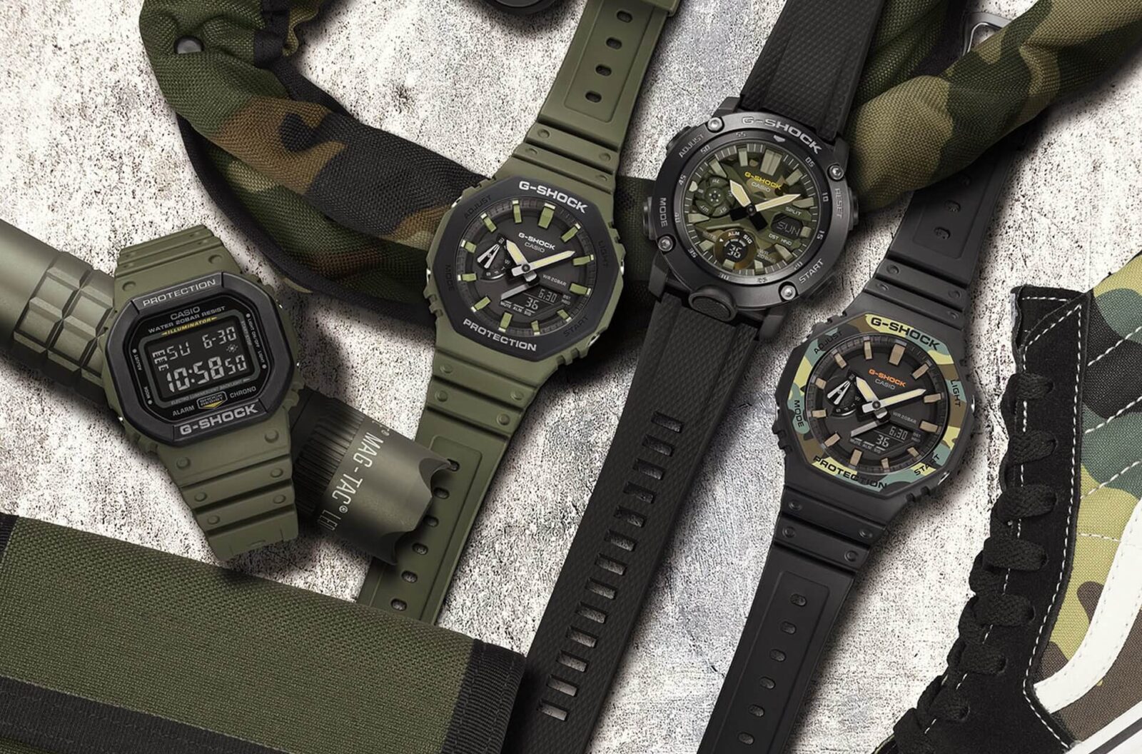 tendance militaire chez G-SHOCK