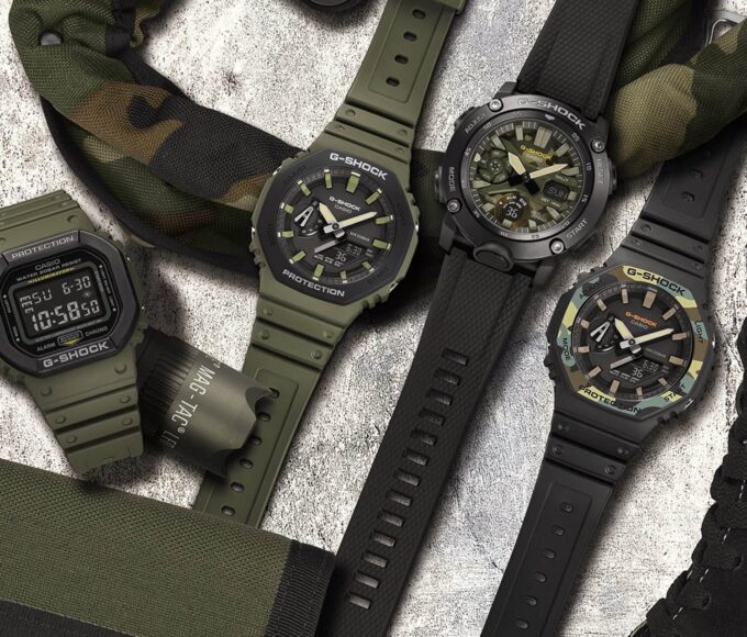 tendance militaire chez G-SHOCK