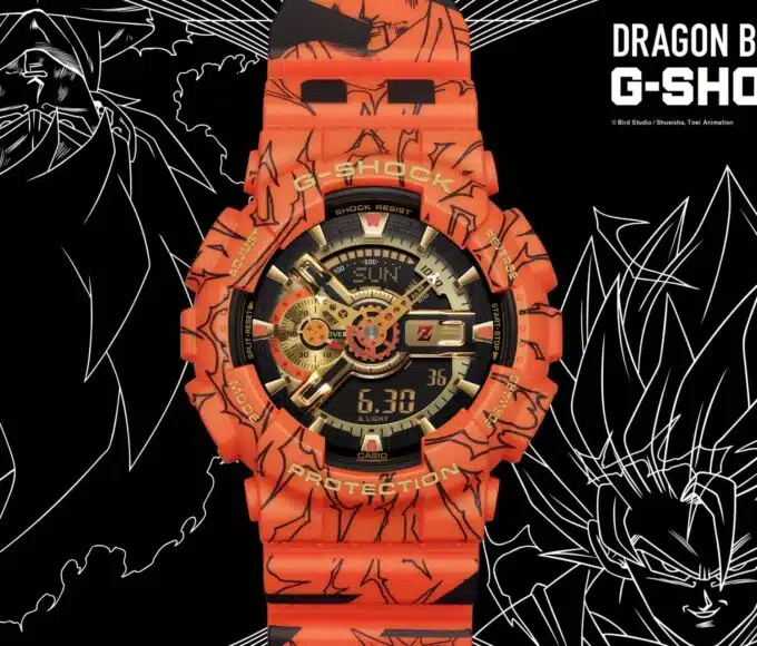G-Shock présente sa montre en hommage à Dragon Ball Z