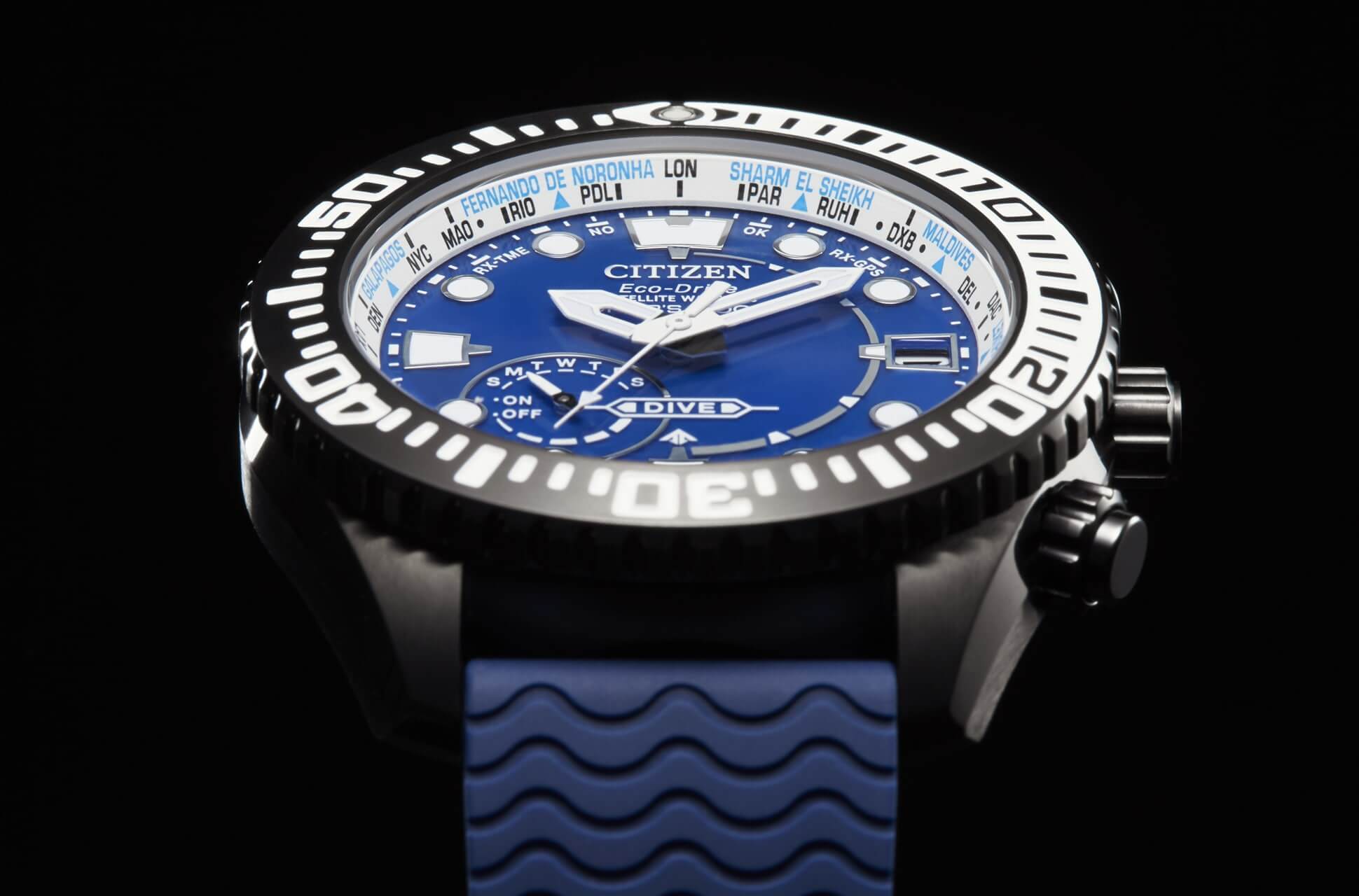 citizen satellite wave gps diver 200m