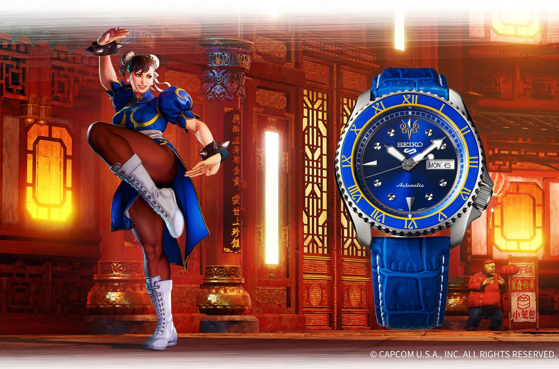 Seiko Five Sports Street Fighter 5 Chun Li