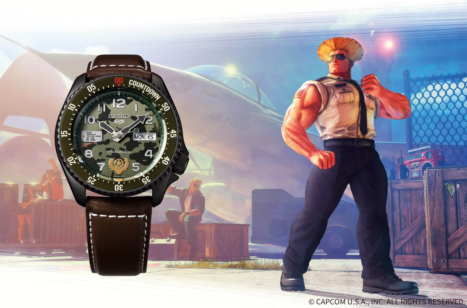 Seiko Five Sports Street Fighter 5 Guile