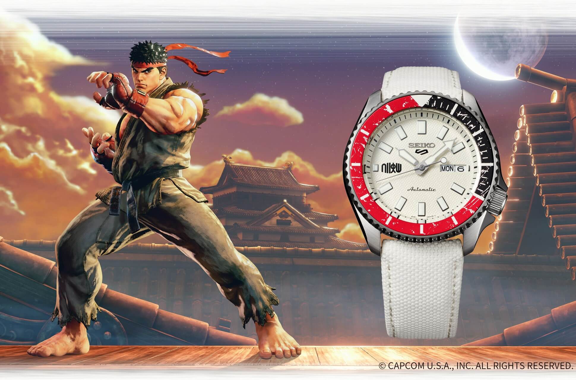 Seiko Five Sports Street Fighter 5 Ryu