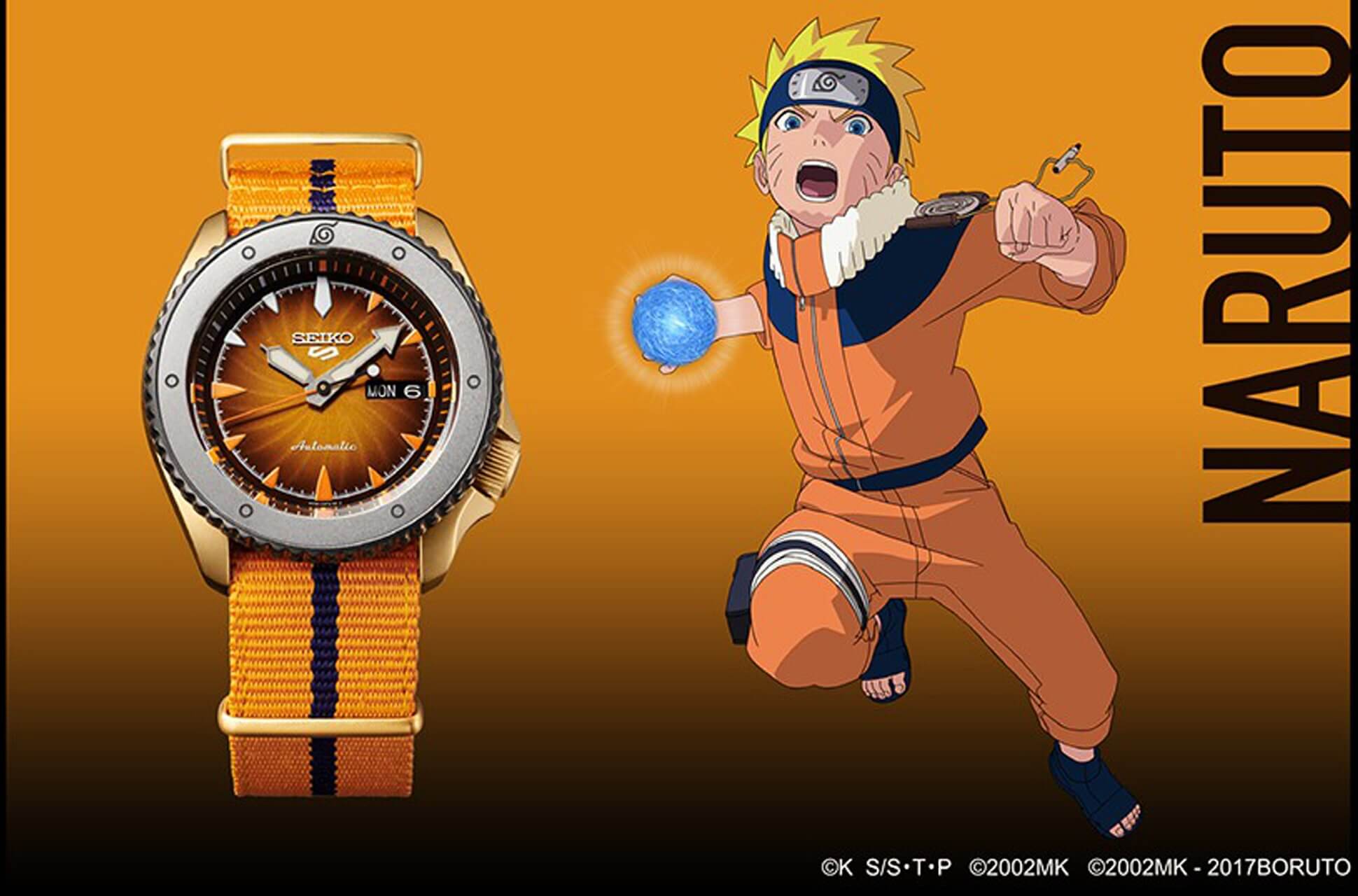 Seiko 5 Sports Naruto Uzumaki