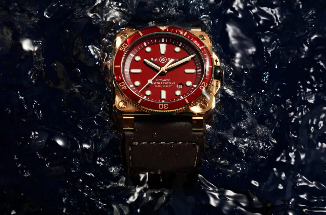 BR 03-92 Diver Red Bronze : nouvelle robe rouge pour explorer les profondeurs