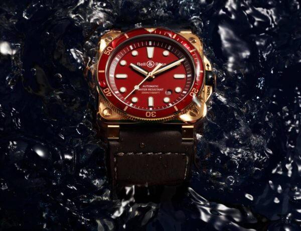 BR 03-92 Diver Red Bronze : nouvelle robe rouge pour explorer les profondeurs