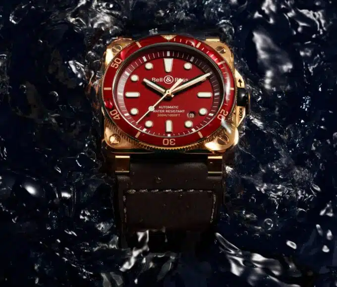 BR 03-92 Diver Red Bronze : nouvelle robe rouge pour explorer les profondeurs