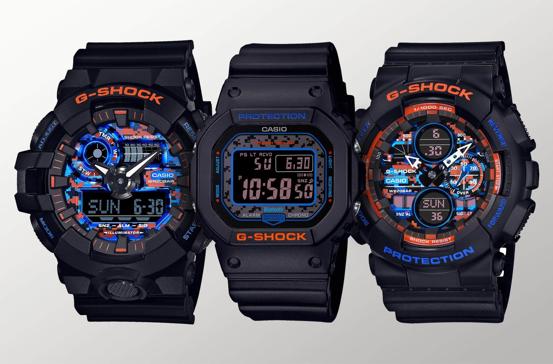 Zoom sur la nouvelle gamme City Camouflage de G-SHOCK