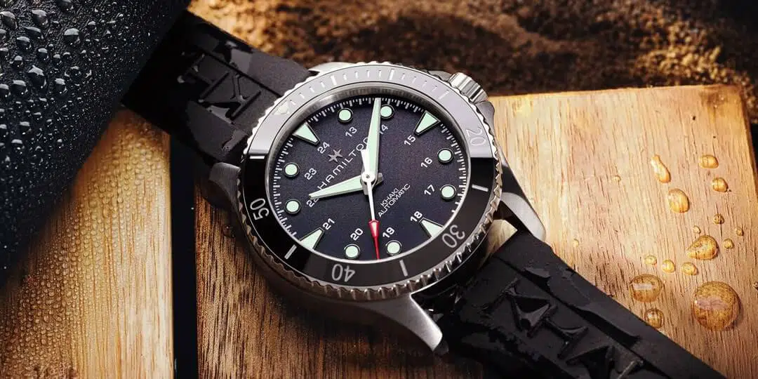 Khaki Navy Scuba Auto - Hamilton