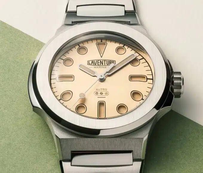 Cadran en or massif pour la nouvelle Marine II de Laventure Watches