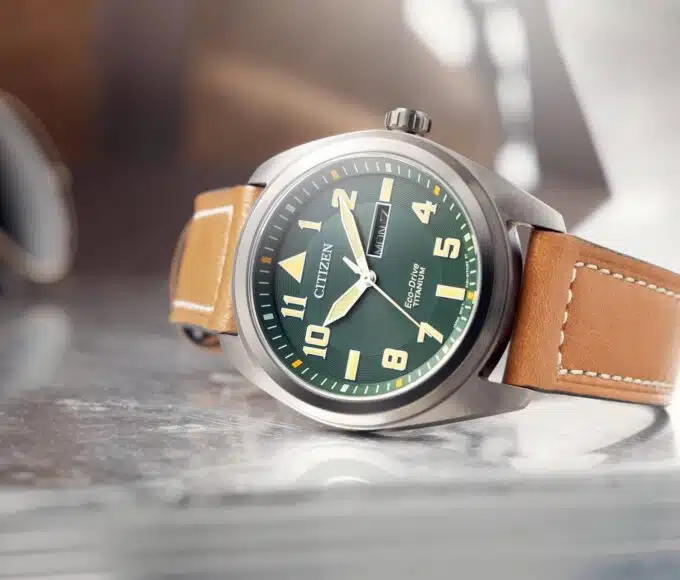 Super Titanium Eco Drive Trois Aiguilles