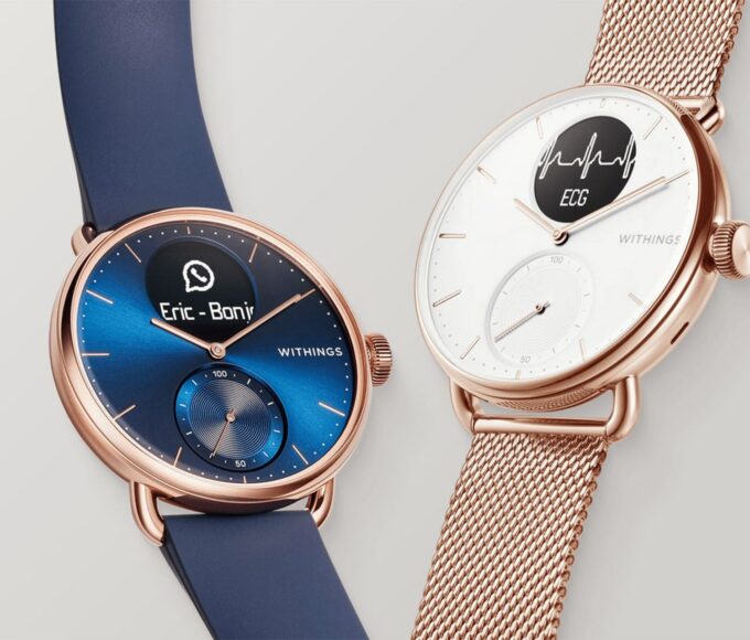 withings scanwatch rose gold une min
