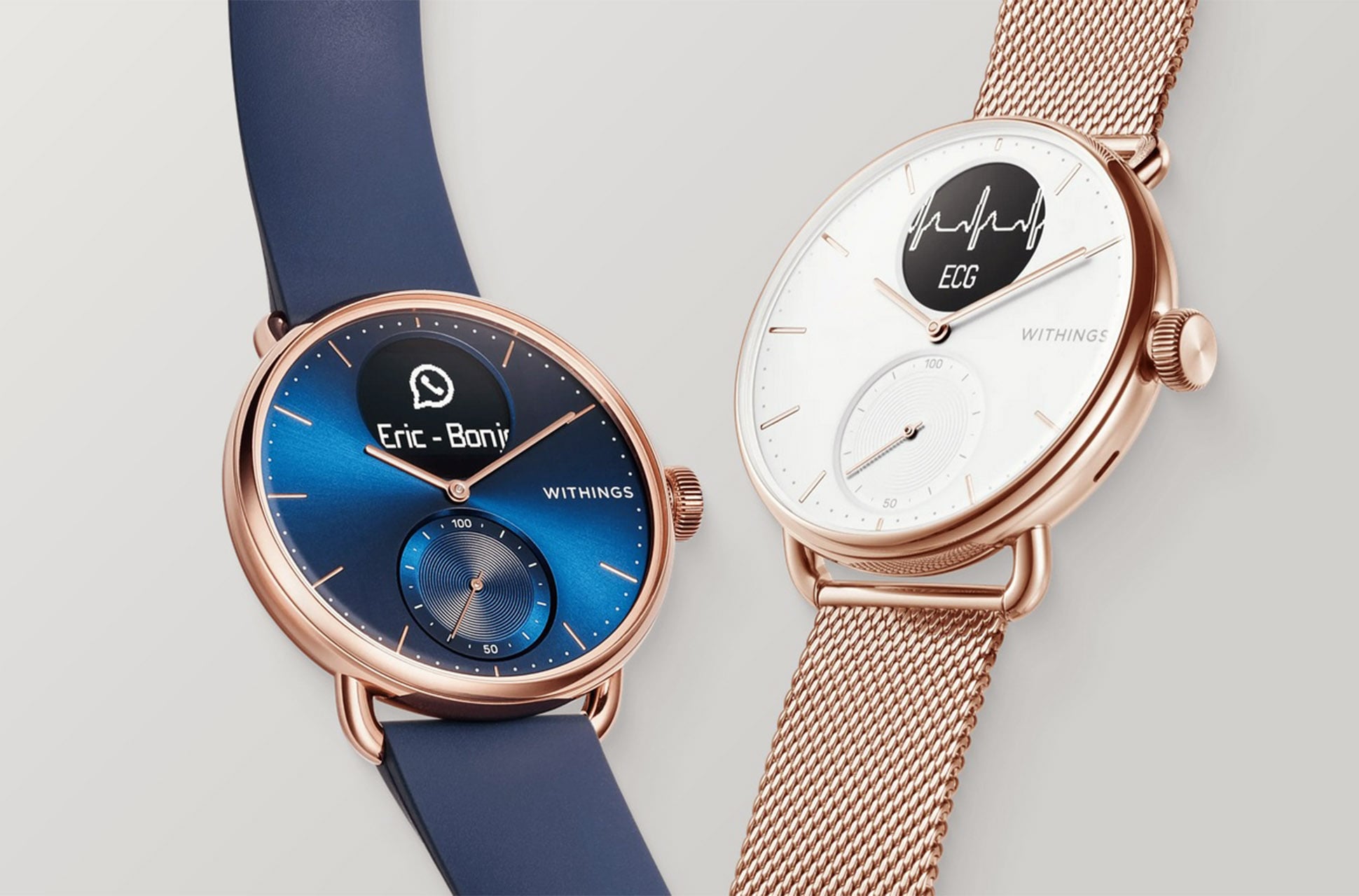 Withings ScanWatch Rose Gold : une smartwatch qui cible les femmes