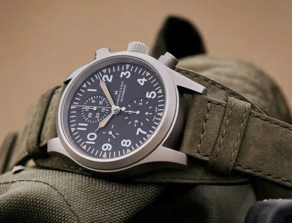 hamilton khaki field automatique chronographe une min