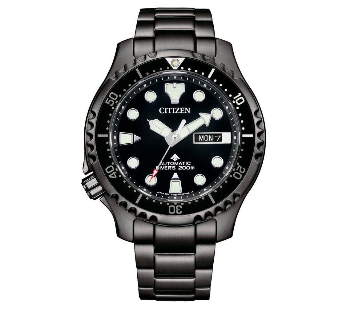 citizen montres promaster marine automatique ny0145 86e bracelet acier noir ny0145 86e 1140x1140