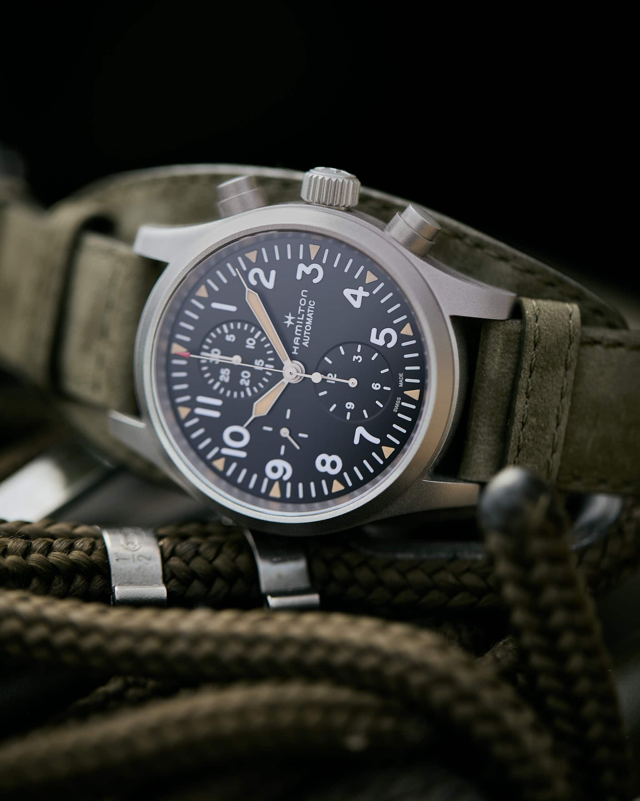 hamilton khaki field automatique chronographe 1