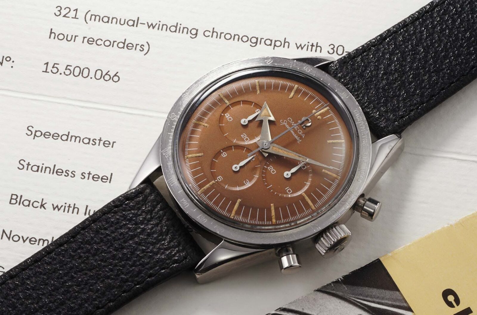 omega speedmaster ck2915 1 une min