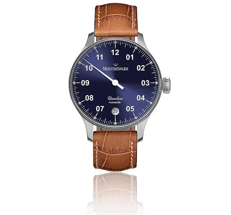 circularis automatic sunburst blue cc908 meistersinger jpg