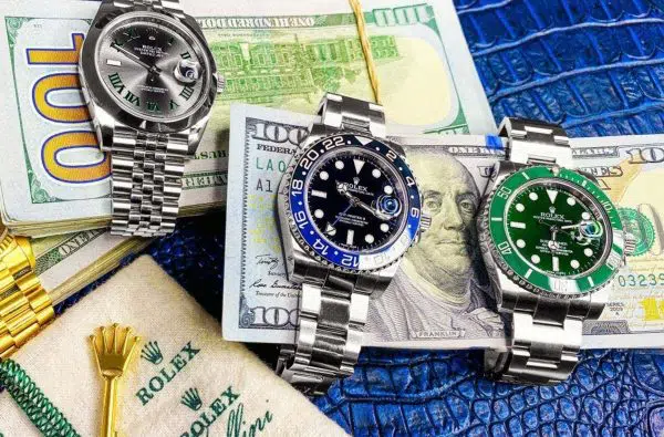 rolex dollars une min