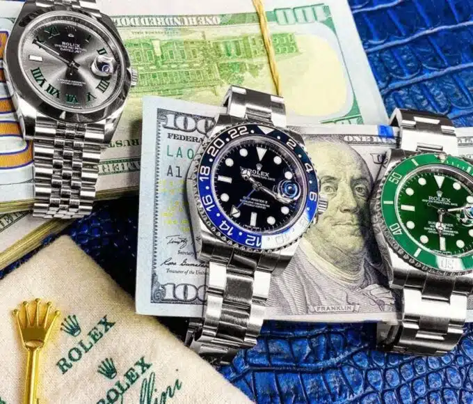 rolex dollars une min