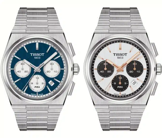 tissot prx chronographe 2022 une min