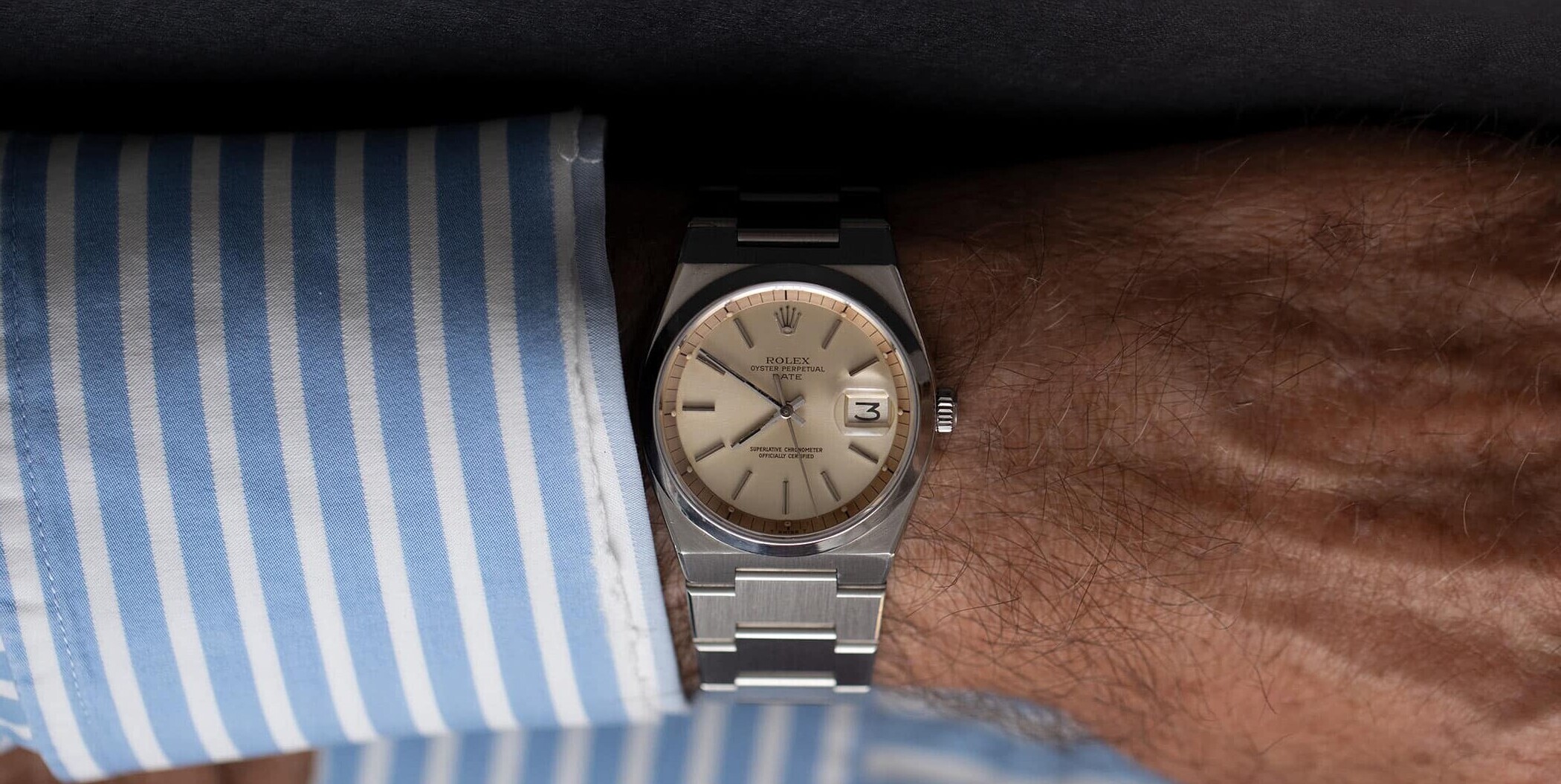 rolex reference 1530 automatic date wristshot