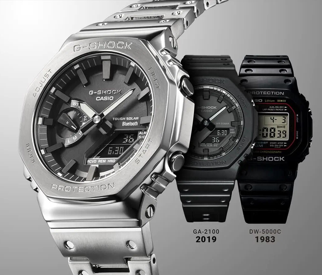 g shock historiques