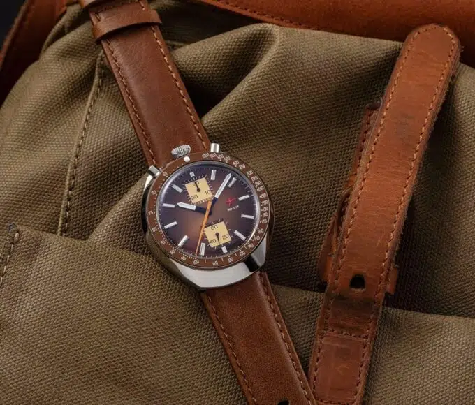 seagull chrono redstar une min