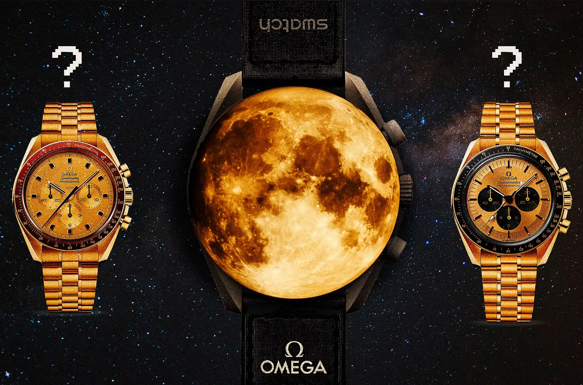 Swatch × Omega Mission to MoonShine Gold